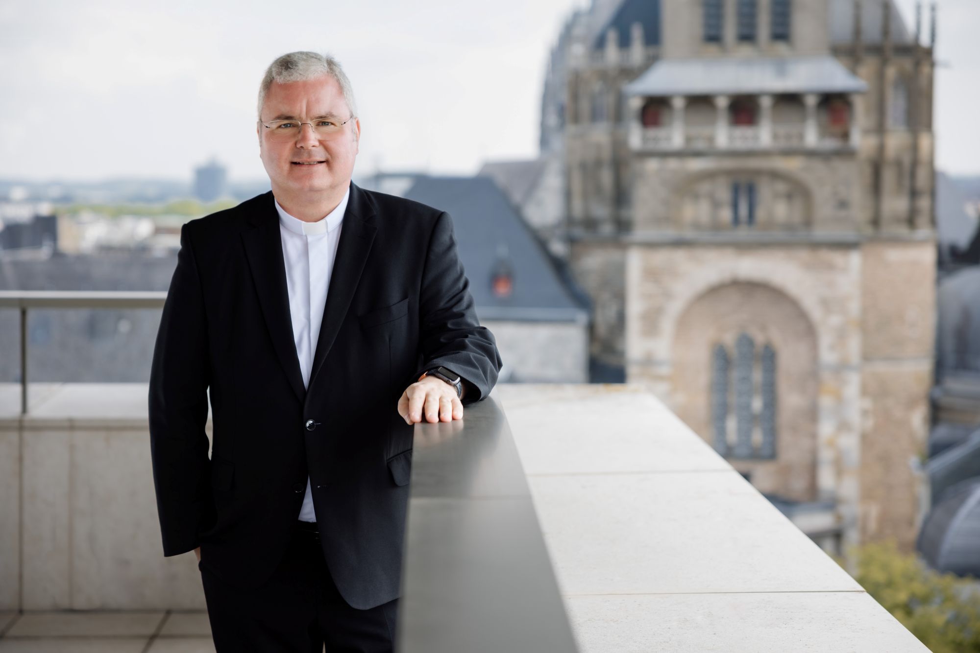 Generalvikar Jan Nienkerke wirbt dafür, dass jeder sein Stimmrecht ausübt. (c) Bistum Aachen/Martin Braun