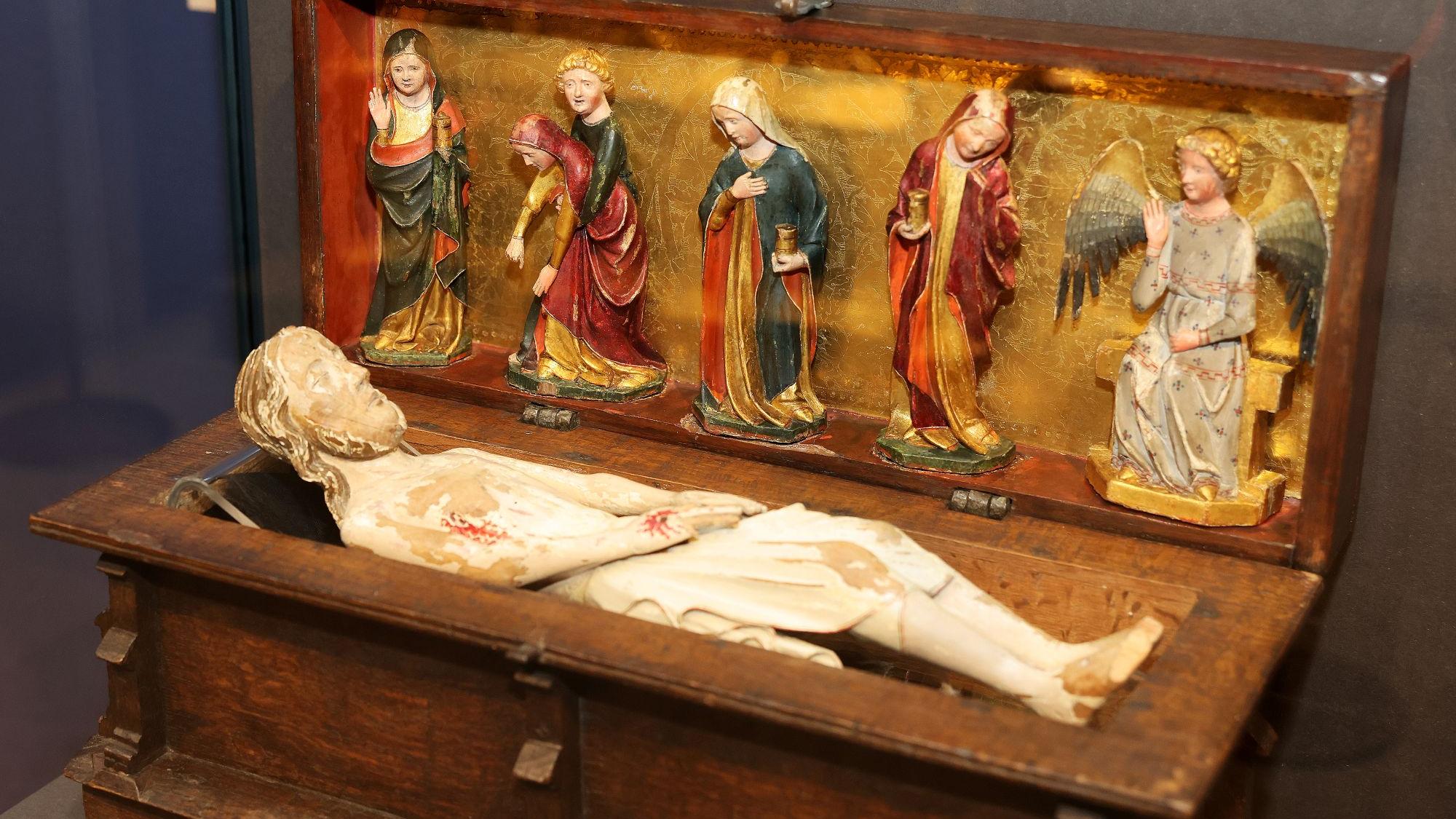 Das älteste Heilige Grab der Ausstellung stammt aus Baden-Baden.