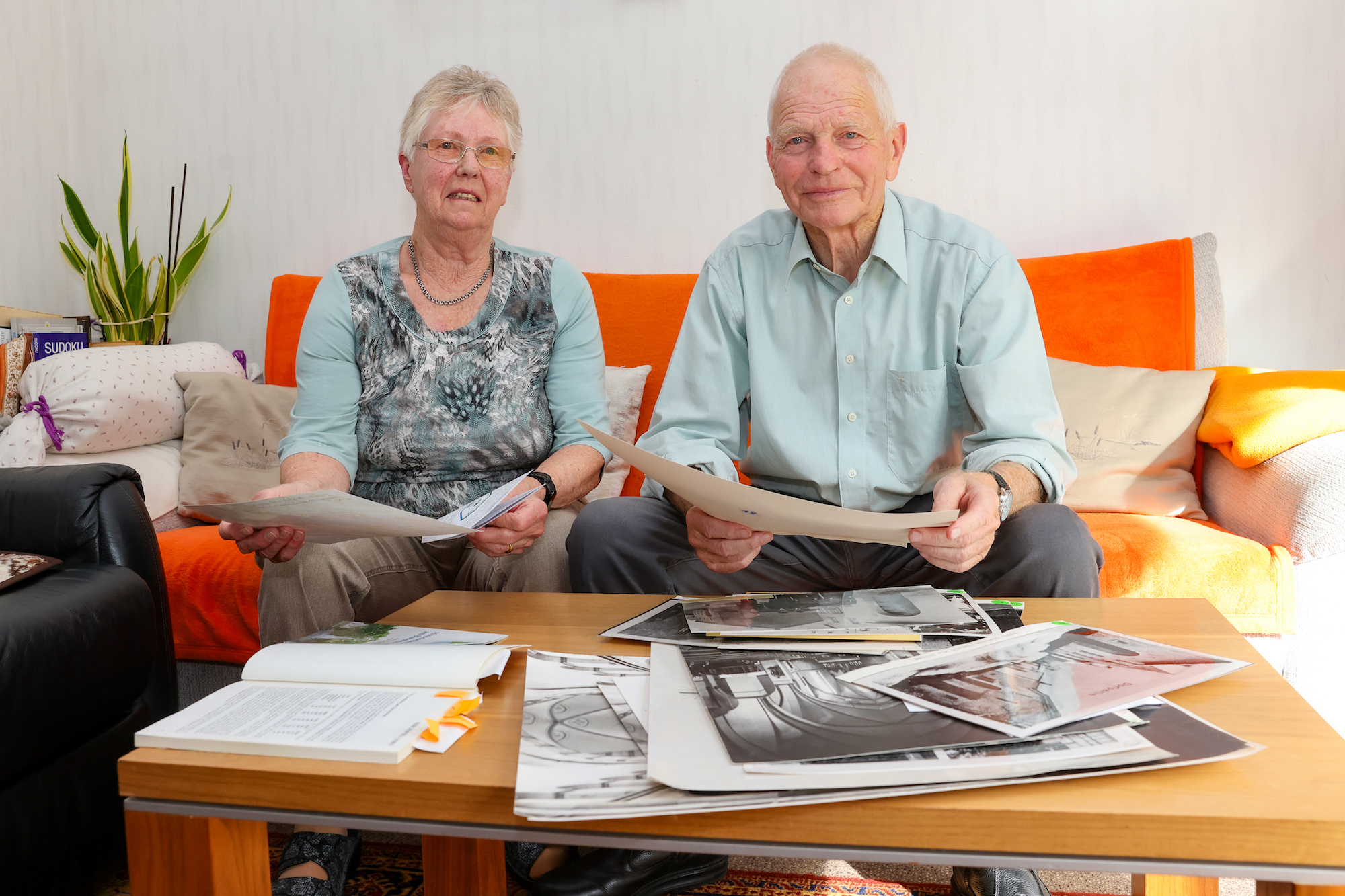 Sozial engagiert und seit fast 70 Jahren unzertrennlich: Trude und Franz Wings. (c) Bistum Aachen/Andreas Steindl