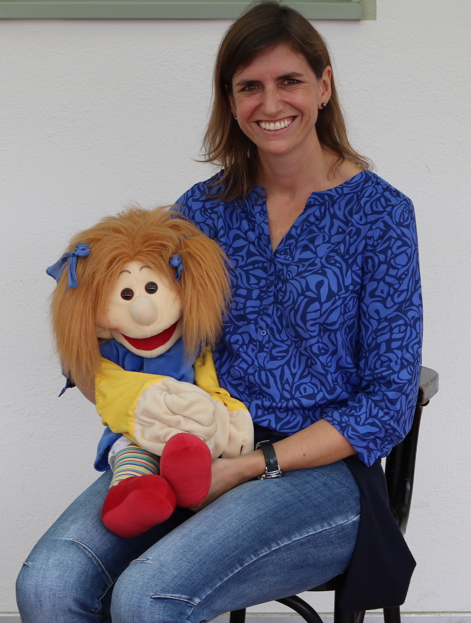 Anja Jacobs ist die Puppenspielerin für den Glauben. (c) Mira Otto