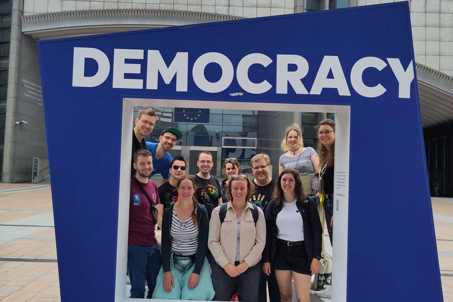 Der Bund der Deutschen Katholischen Jugend (BDKJ) Aachen hatte eine Fahrt aller Jugendleitungen nach Brüssel organisiert.
