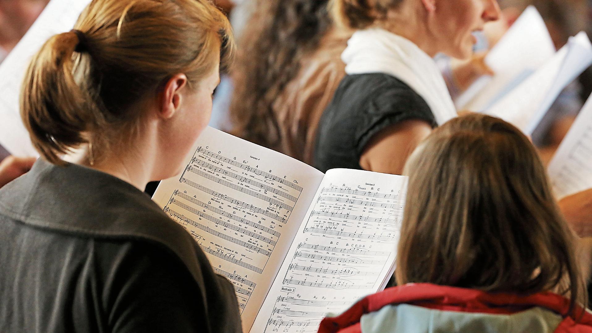 Wer im Chor singt, schätzt die Gemeinschaft und die Freude am Musizieren (c) Bistum Aachen/ Andreas Steindl