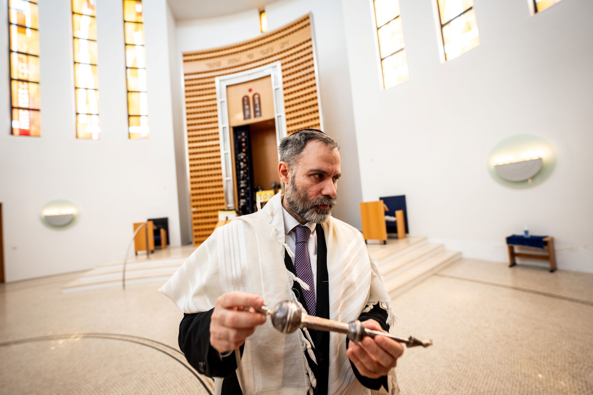 Studierte zunächst an der Kunsthochschule London, bevor er Rabbiner wurde. (c) Bistum Aachen/Christian van't Hoen