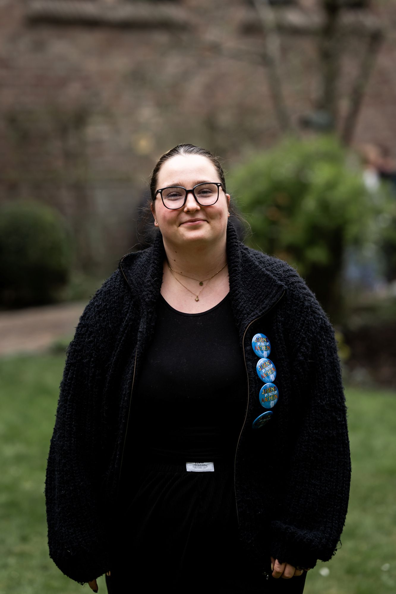 „Wir nehmen jeden auf und versuchen, für jeden da zu sein. Jeder kann bei uns er selbst sein.“ - Melissa Scirka (c) Bistum Aachen/Christian van t'Hoen