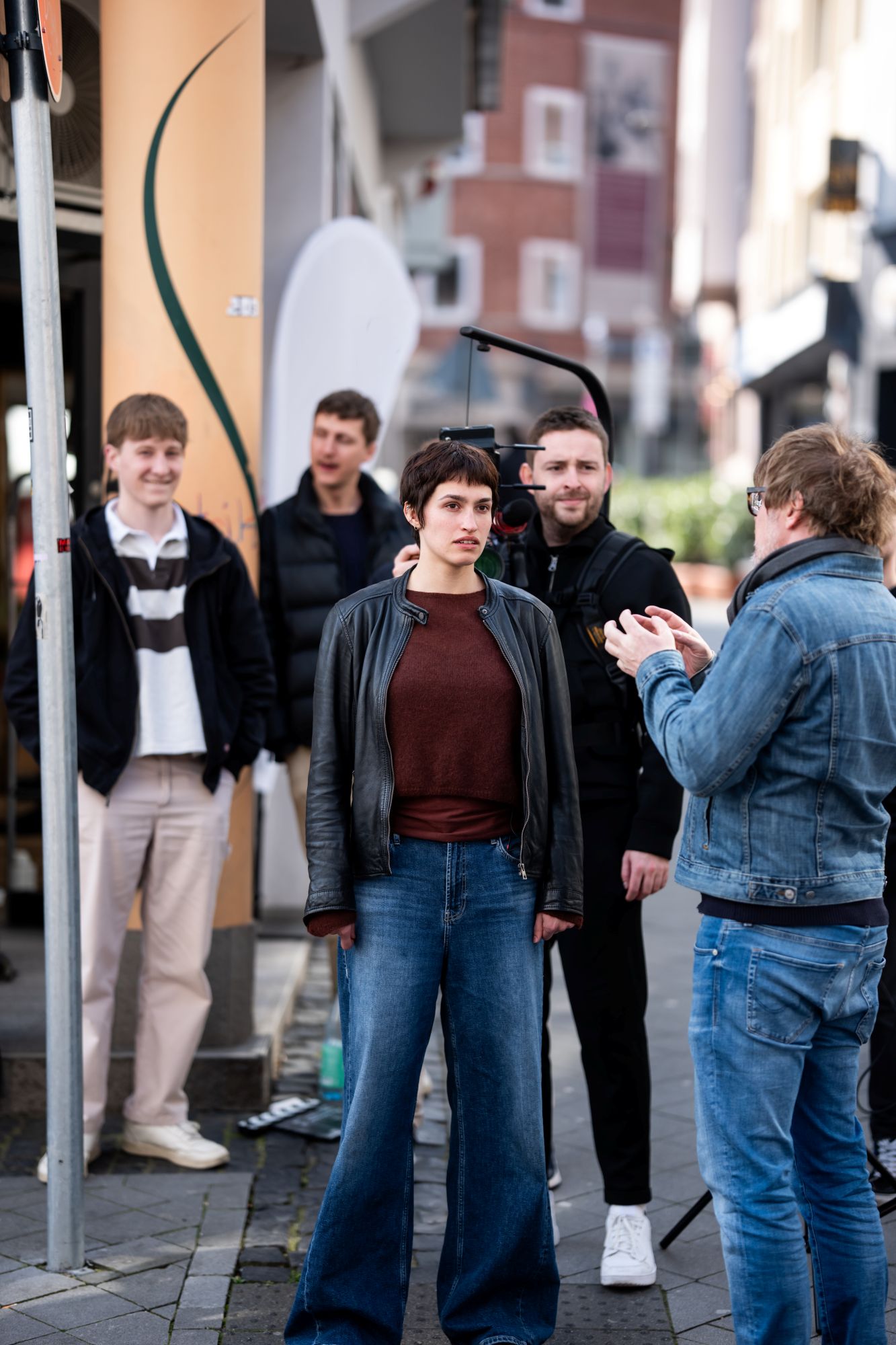 Maya Udovcic (Magda) mit Videograf Jonas Diener. (c) Christian van’t Hoen