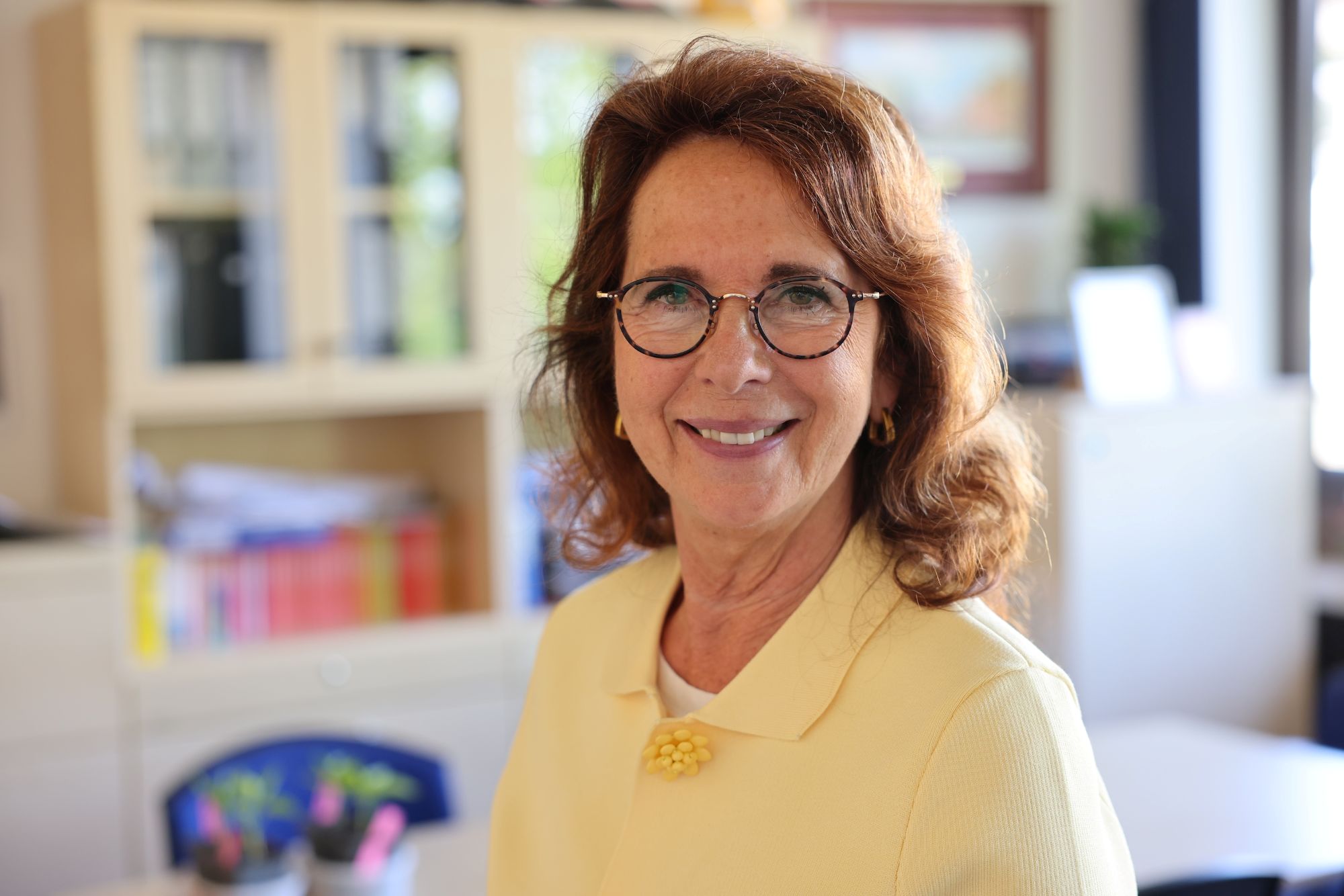 Roswitha Schütt-Gerhards ist Leiterin der Bischöflichen Clara-Fey-Schule. (c) Stephan Johnen