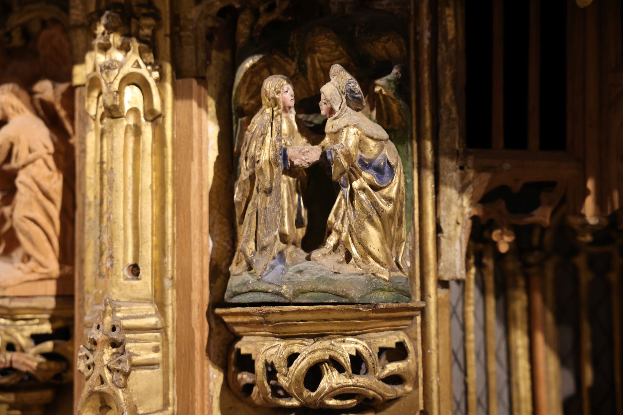 Stark beschädigt überstanden die Altäre den Zweiten Weltkrieg. (c) Stephan Johnen