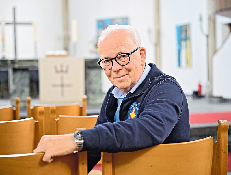 Dietmar Krebbers koordiniert die Notfallseelsorge in Krefeld. (c) Andreas Bischof