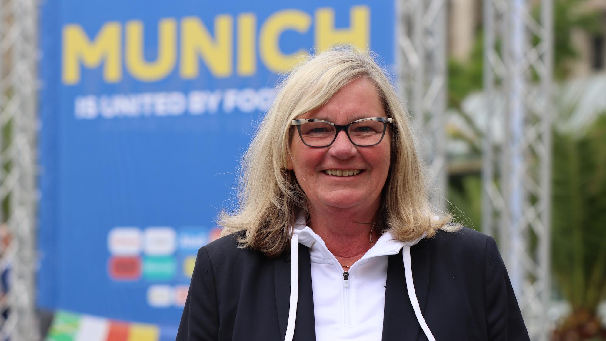 Elisabeth Keilmann – hier noch in München zum Eröffnungsgottesdienst der UEFA-Euro 2024 – bereitet sich derzeit auf die Olympischen Spiele und Paralympics in Paris vor. (c) DBK/Marko Orlovic