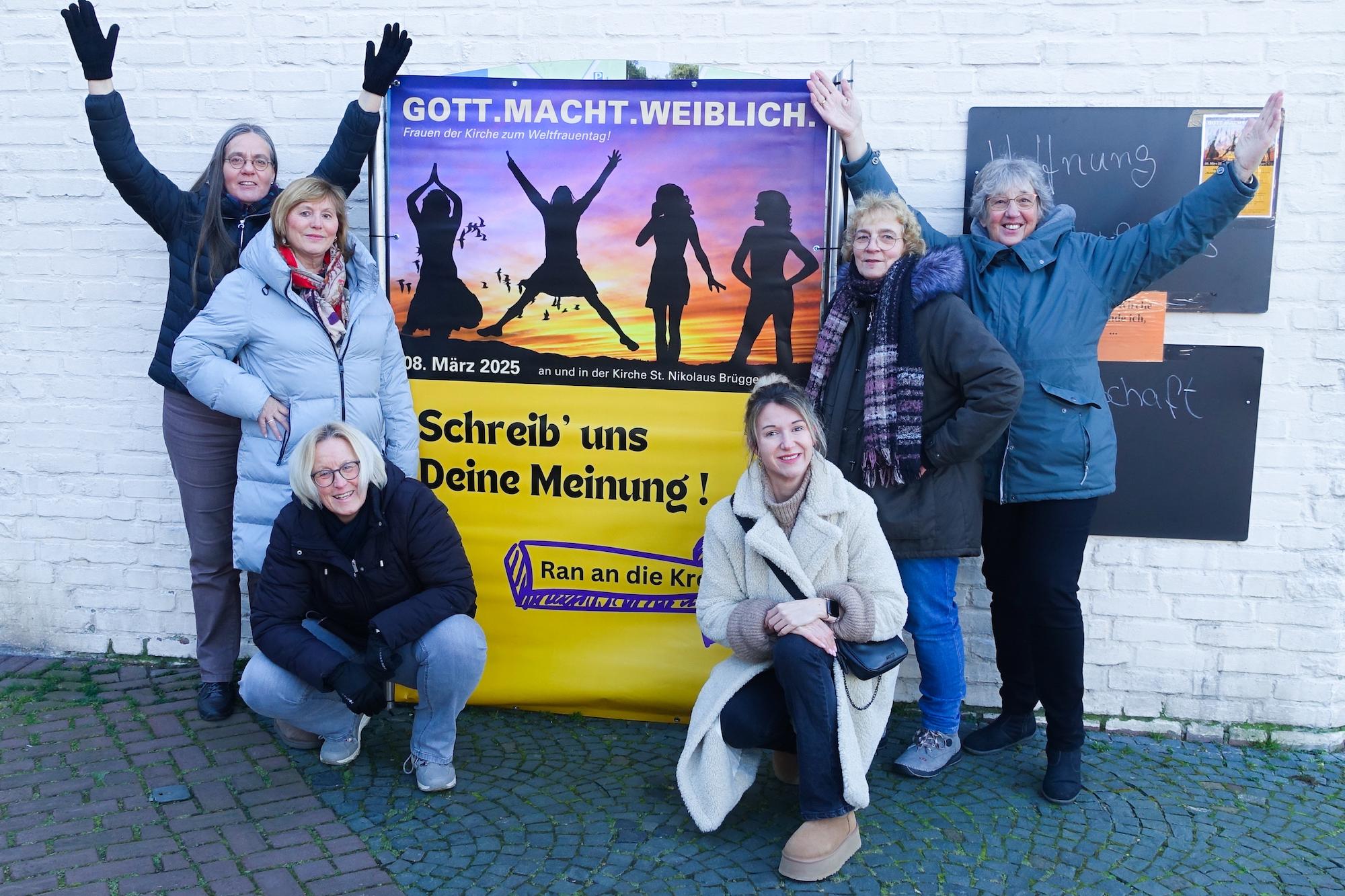 Das Team von links nach rechts: Gemeindereferentin Katrin Hollmann, Monika Wolf, Michaela Bongartz, Luca Bongartz, Beate Schmitz und Ingrid Graw.