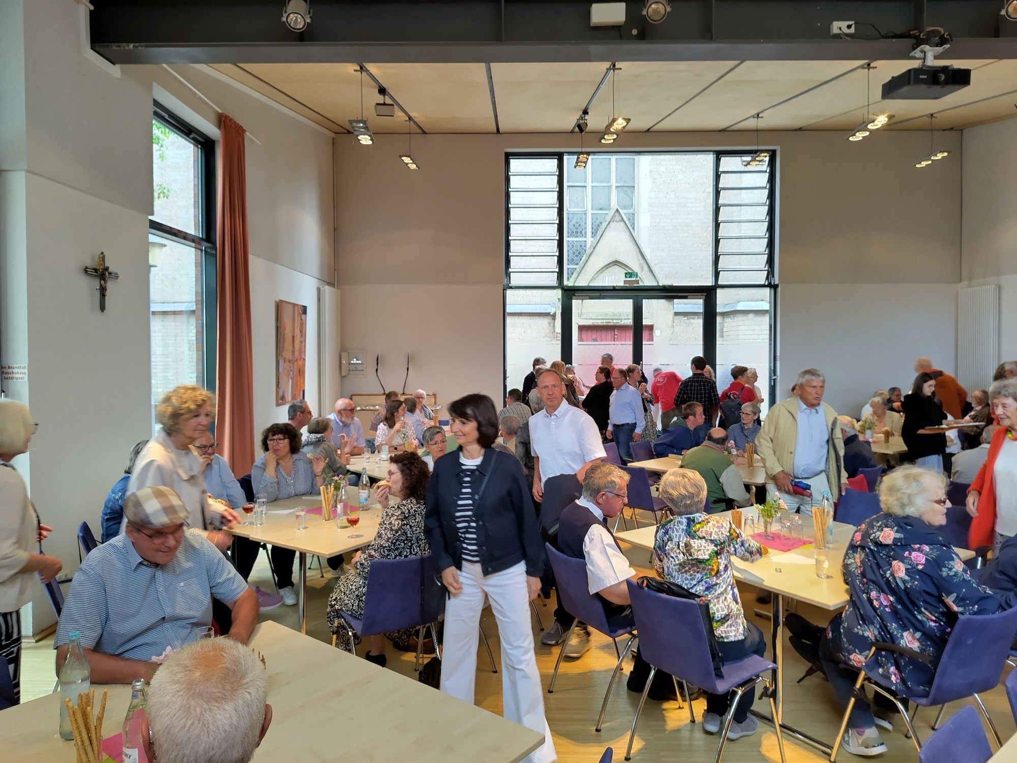 Gelegenheit zum Kennenlernen beim Begegnungsfest in Grefrath. (c) Kathrin Albrecht