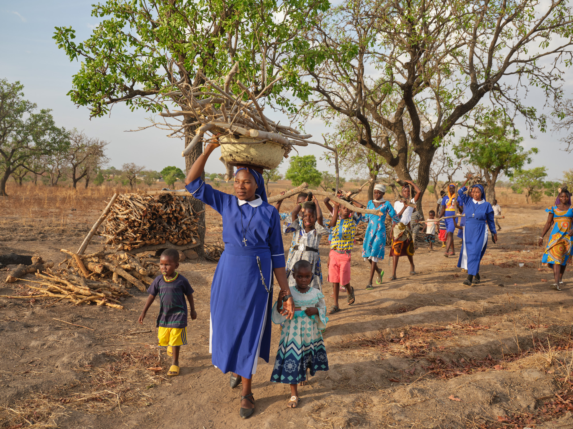 Die Ordensfrauen in Nordghana helfen den Verstoßenen in den sogenannten „Hexendörfern“. (c) Missio/Bettina Flitner