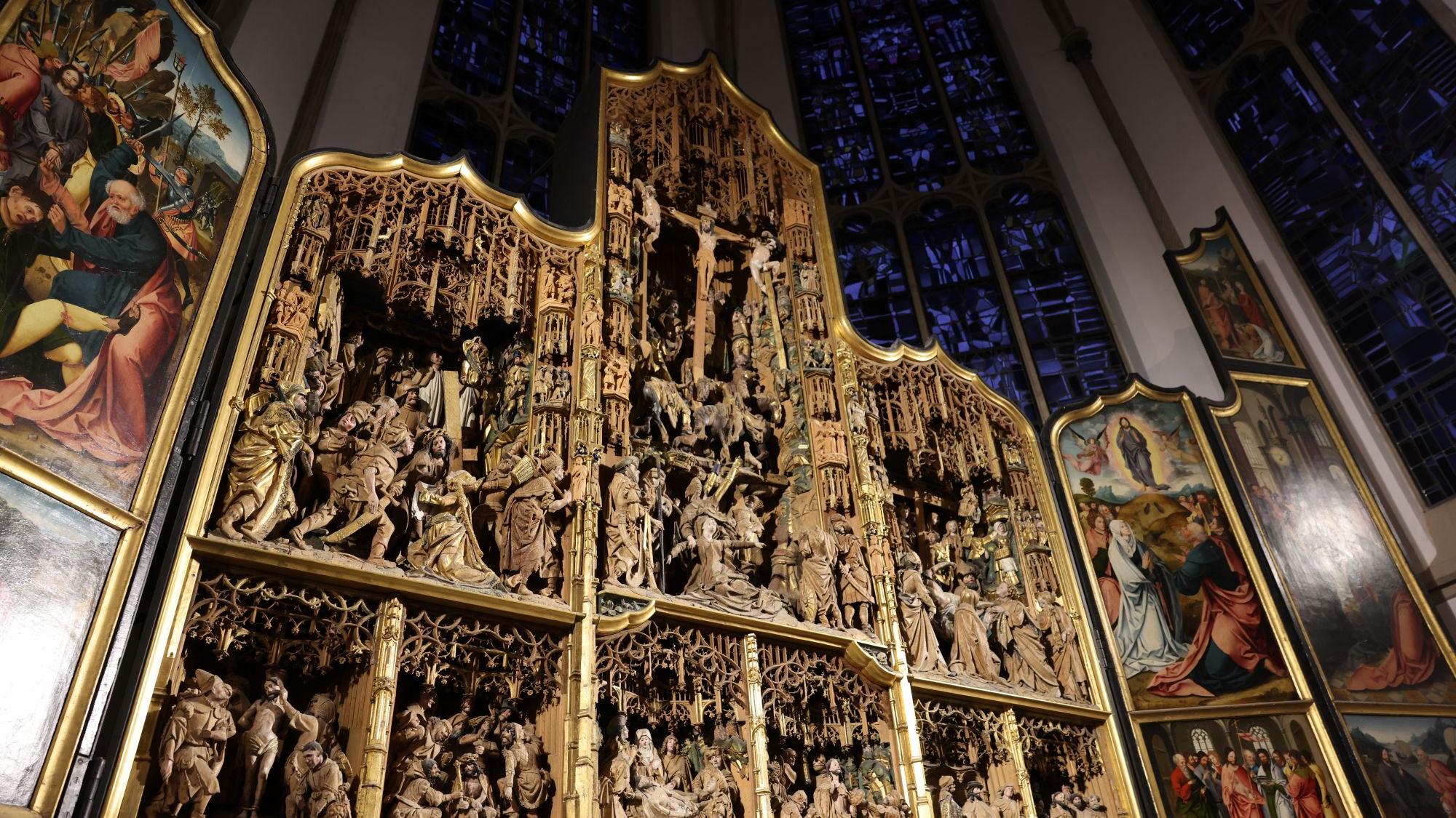 Der Hochaltar ist einer von drei Antwerpener Altären, die nun restauriert werden. (c) Stephan Johnen