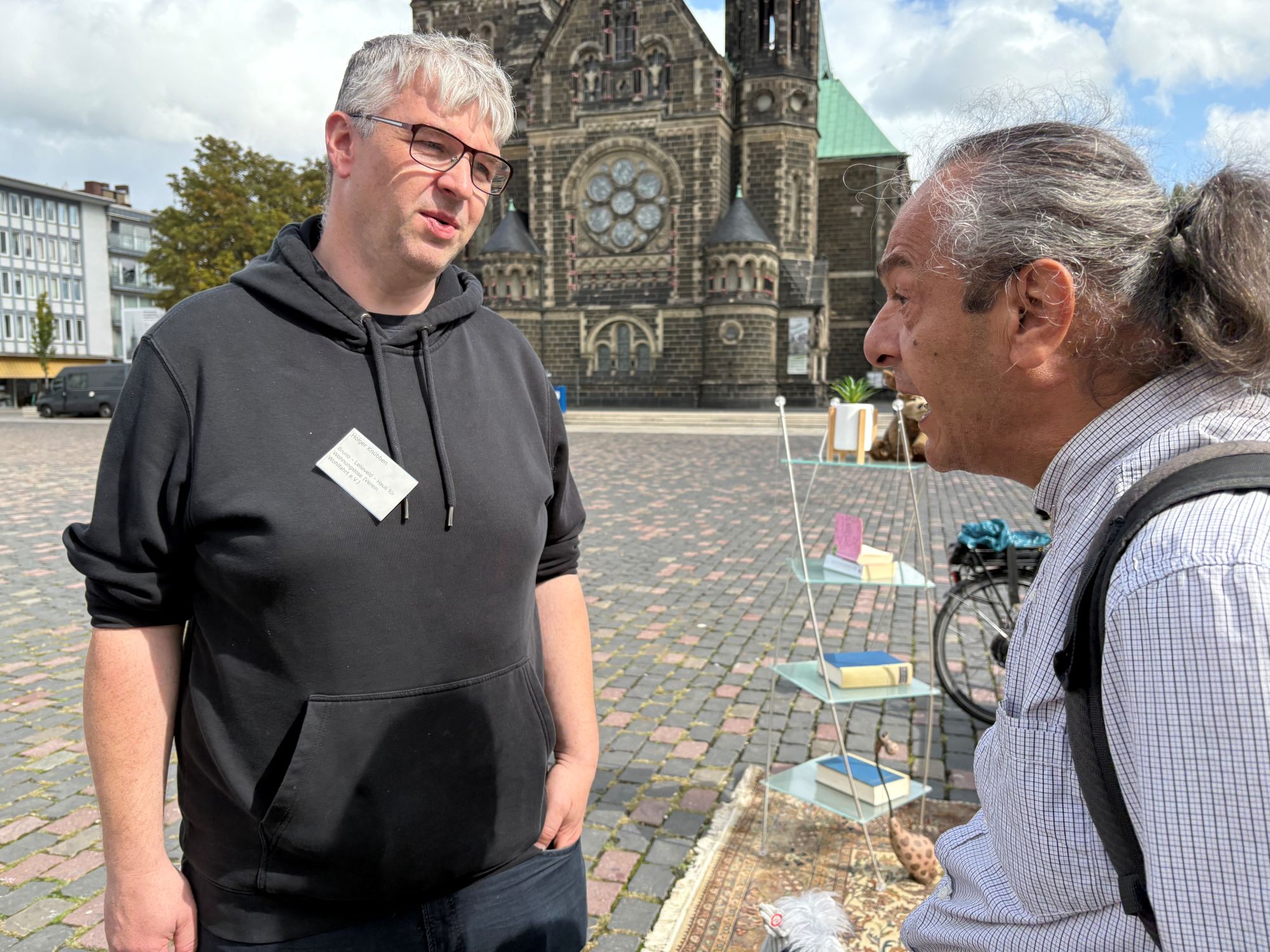 Holger Knübben, Leiter des Bruno-Lelieveld-Haus, kennt die Probleme Wohnungsloser. (c) Garnet Manecke