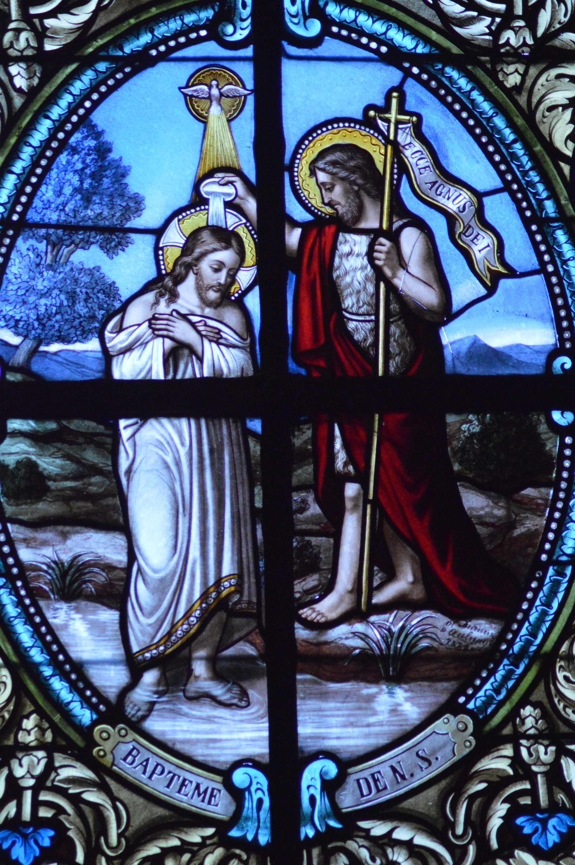 Johannes tauft Christus im Jordan. (c) www.pixabay.com
