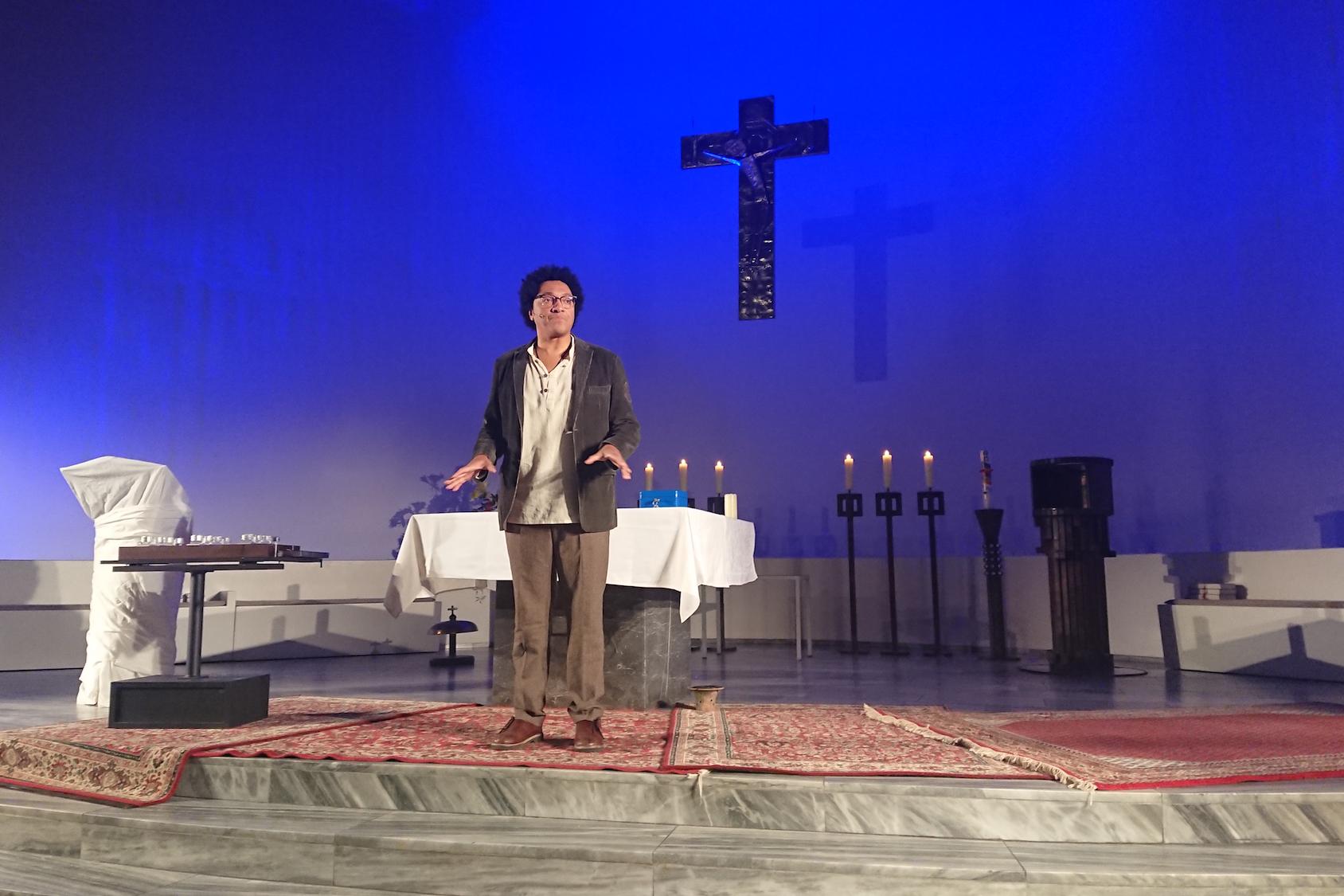 Keine leichte Rolle: Felix Frenken spielte Judas.