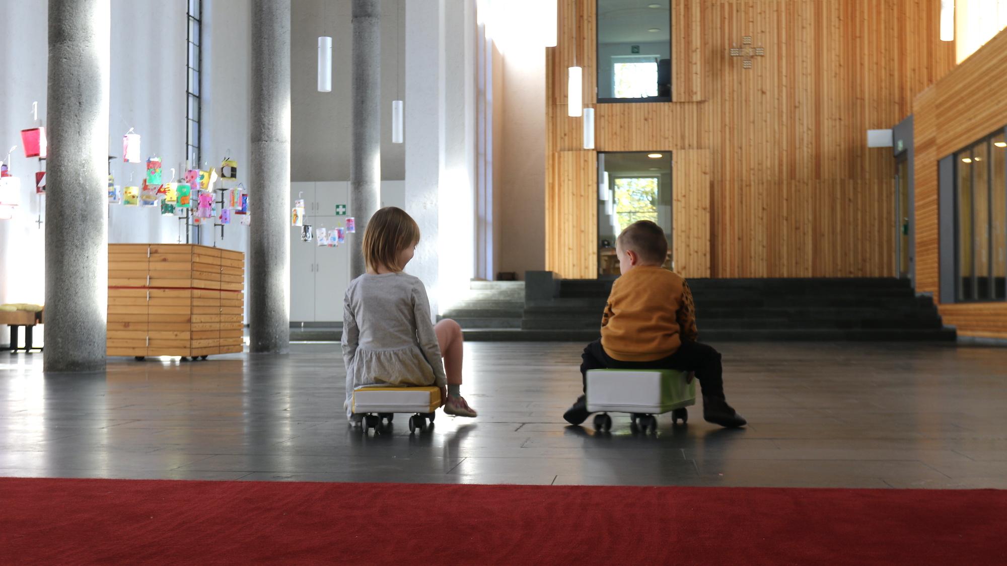 Der Umbau der Dürener Kirche St. Bonifatius zur Kindertagesstätte gilt aus Sicht der Experten als gelungen. (c) Stephan Johnen