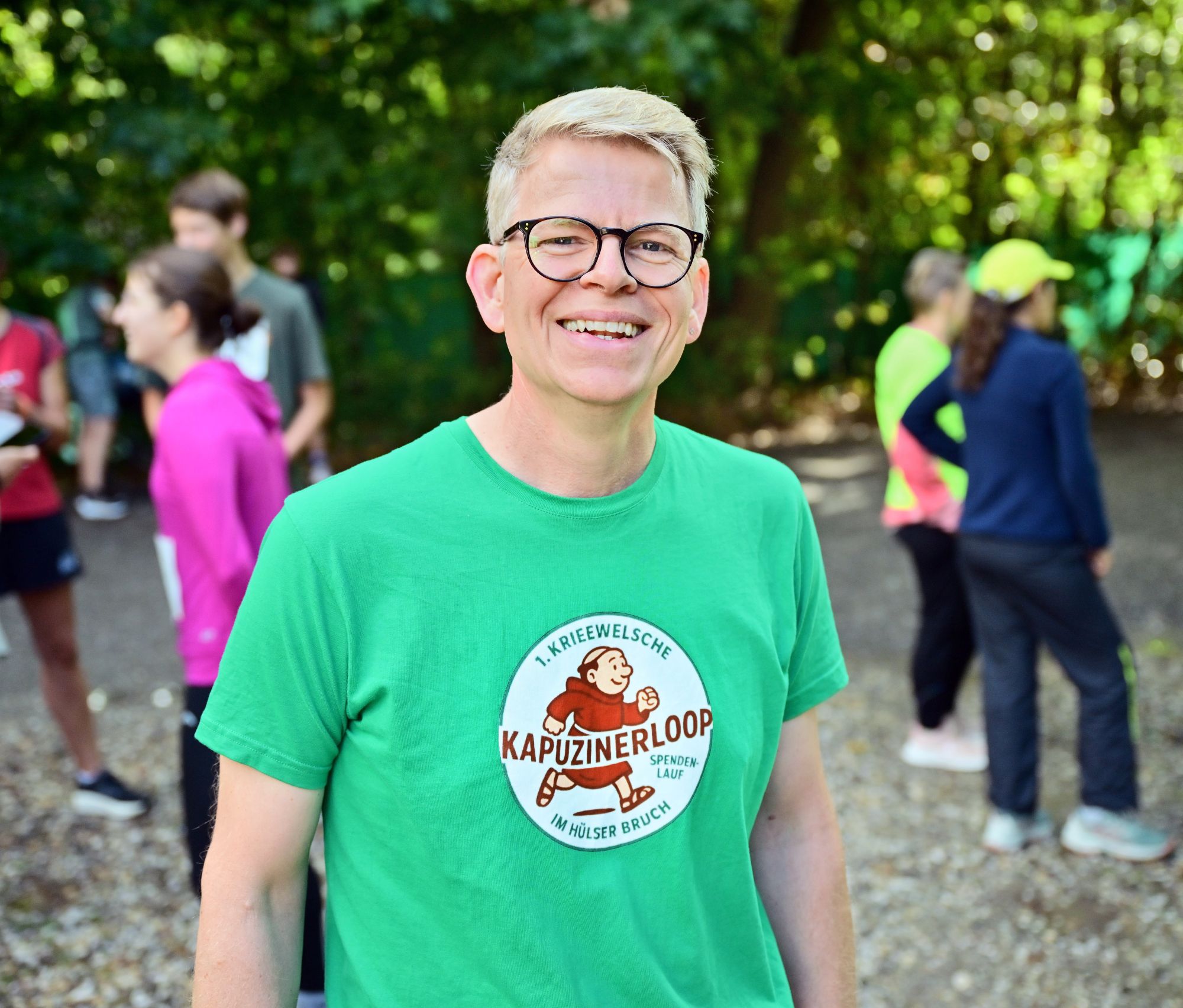 Diakon Matthias Totten organisierte den Spendenlauf. (c) Andreas Bischof