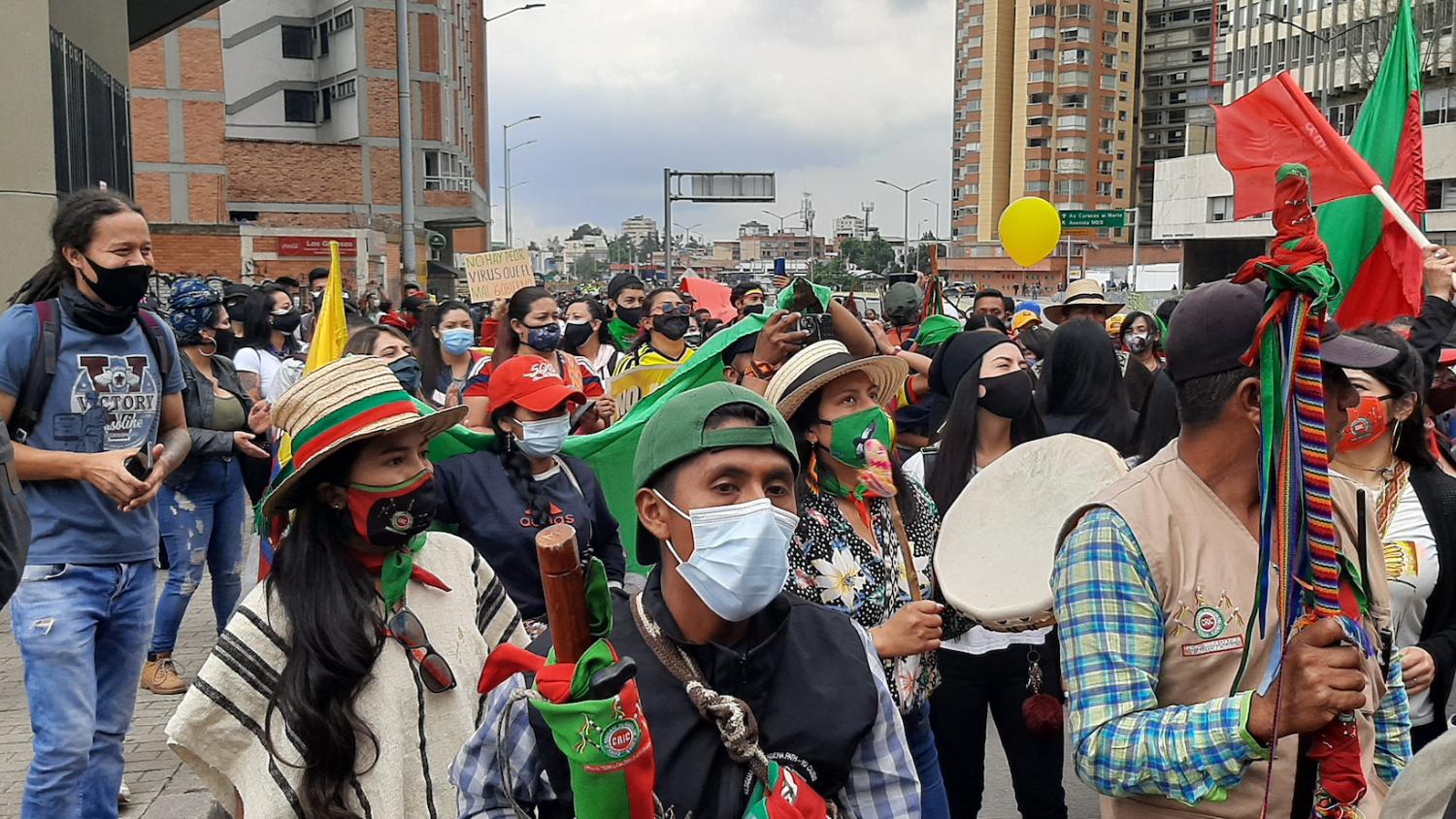 In vielen Städten Kolumbiens regt sich Protest gegen  soziale Missstände. Mancherorts wird er gewaltsam unterdrückt. Die Situation ist nach Einschätzung von Beobachtern von einer gefährlichen Eskalation geprägt. (c) Ismael Paredes