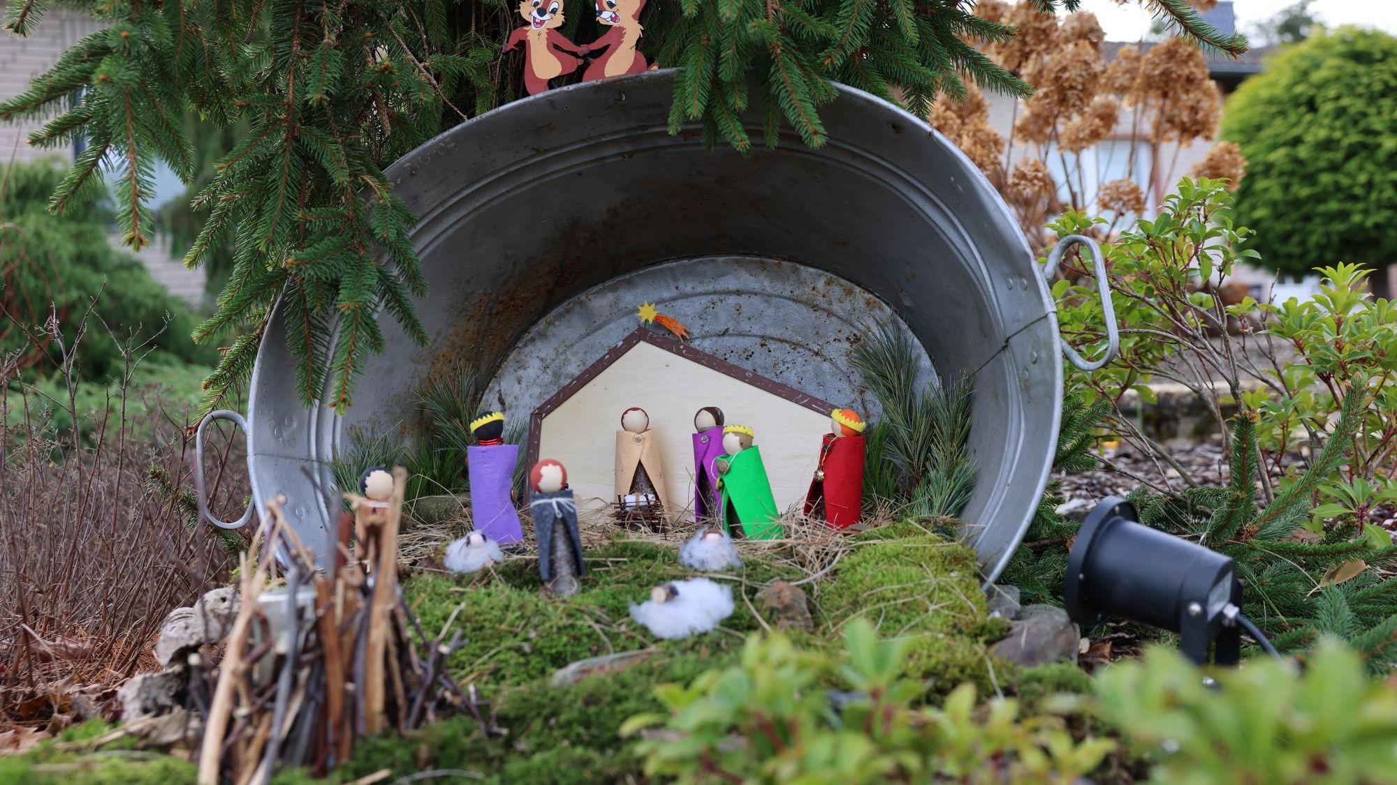 Der Krippenweg Birgel wird von Jahr zu Jahr mehr zu einer Entdeckungsrunde. (c) Stephan Johnen