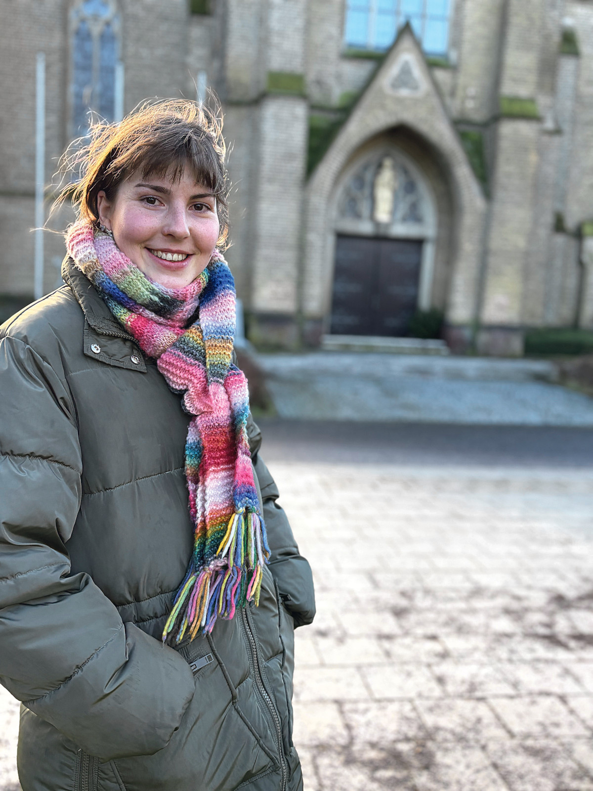 Obwohl sie viel in der katholischen Kirche kritisch sieht, ist Marta Kupfer ihr eng verbunden. Seit der 11. Klasse engagiert sie sich bei der Gemeinschaft Sant´Egidio in der Friedensschule. (c) Garnet Manecke