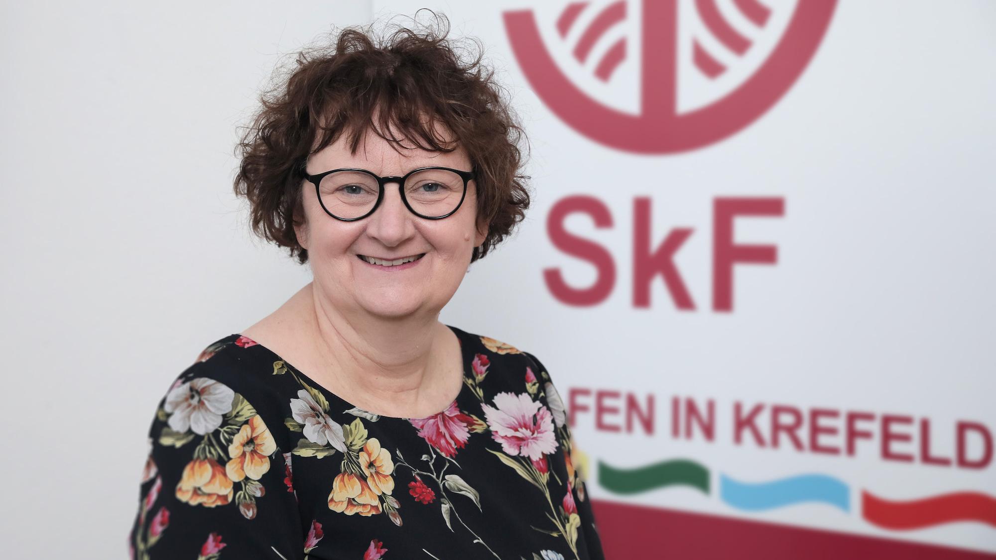 „Der Verein liegt mir sehr am Herzen“; sagt Martina Eckers über den SKF. Sie war Verwaltungsleiterin, ist jetzt Geschäftsführerin. (c) Dirk Jochmann
