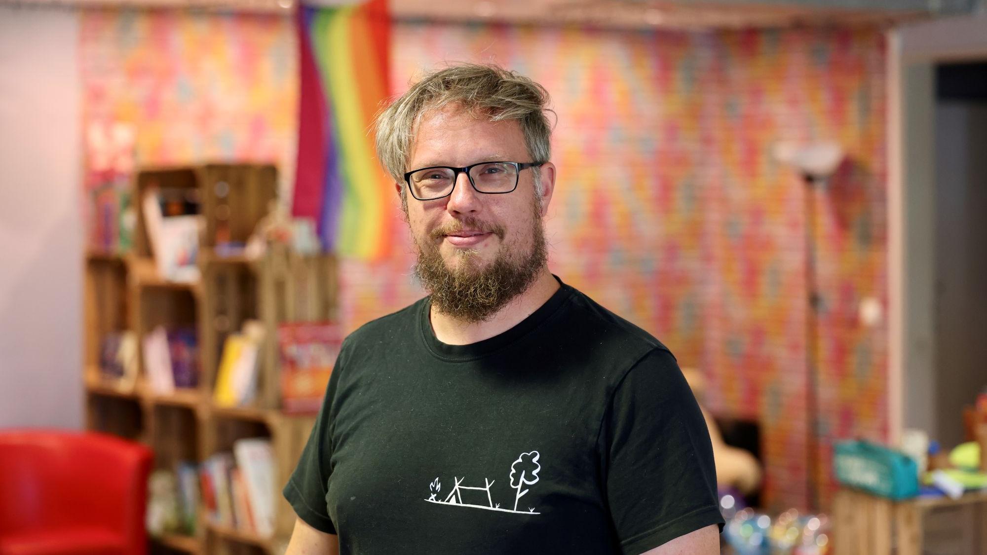 Michael Sarasa ist Leiter des P4 (ehemals Offene Tür Gut Kullen). (c) Stephan Johnen