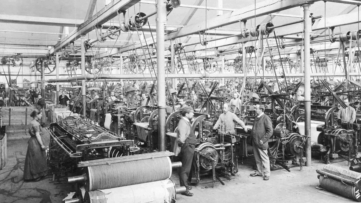 Die Textilindustrie prägte das Leben und die Entwicklung von Mönchengladbach. (c) Stadtarchiv Mönchengladbach