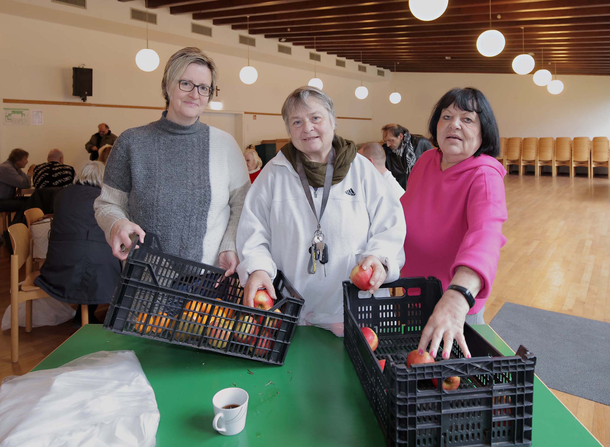 „Team Mary“: v.l.: Sonja Schmidtmeier, Beate Schmitz und Mary Bundschuh (c) Dirk Jochmann