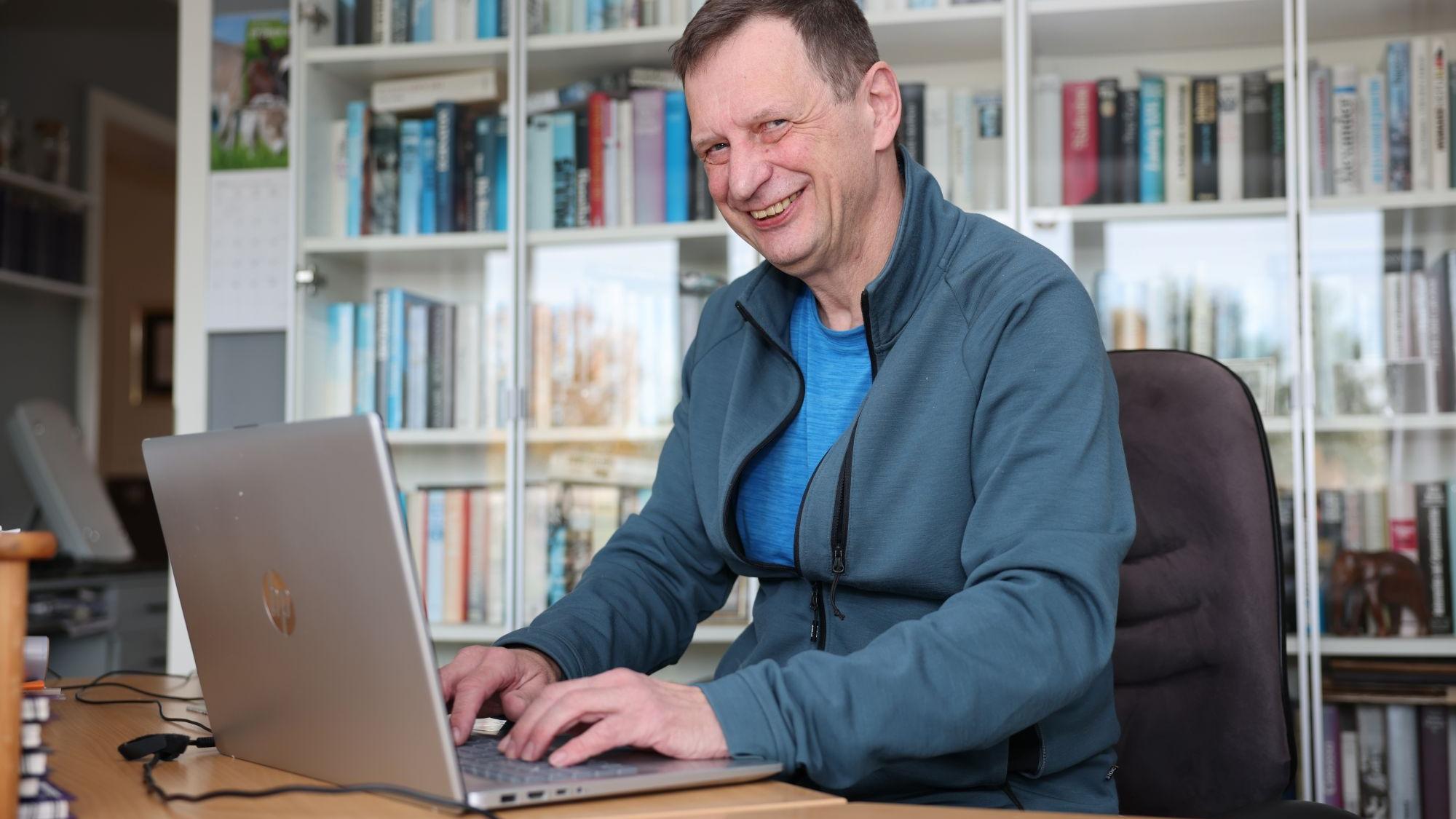 Günter Krieger hat sich für seinen jüngsten Roman eine historische Figur herausgesucht, die „immer noch modern ist“. (c) Stephan Johnen