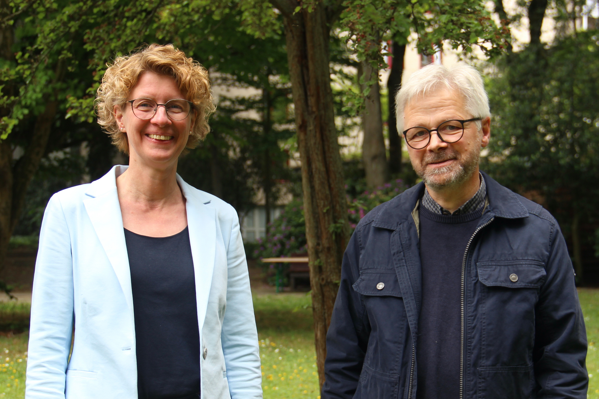 Sie haben den Kurs begleitet und freuen sich über das Team, das da zusammengewachsen ist: Sabine Kock und Hans-Willi Hauser. (c) Andrea THomas