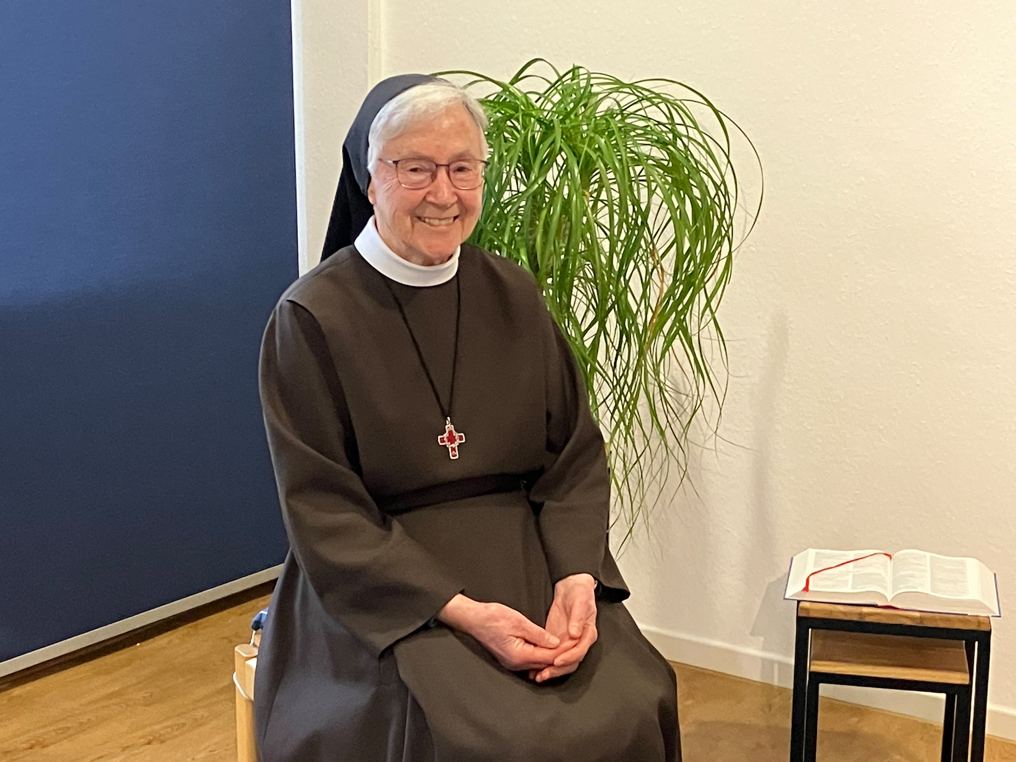 Freude ist für Sr. Magdalis die Grundlage ihres Glaubens. Etwas, das sie in den Tagen weitergeben möchte. (c) Andrea Thomas