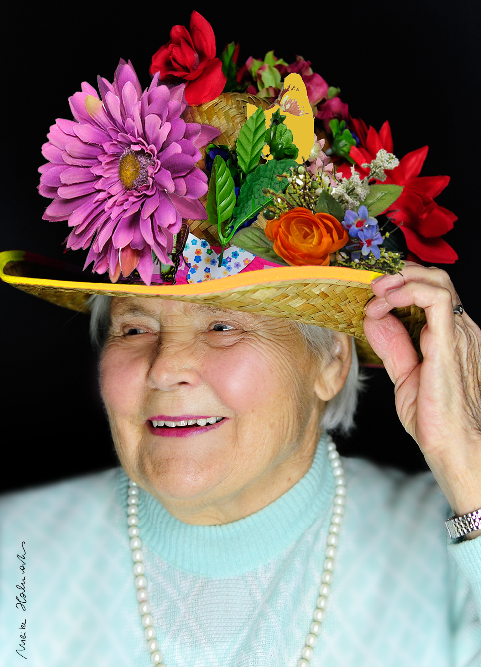 Die Frau mit Hut (c) Meike Hahnrats