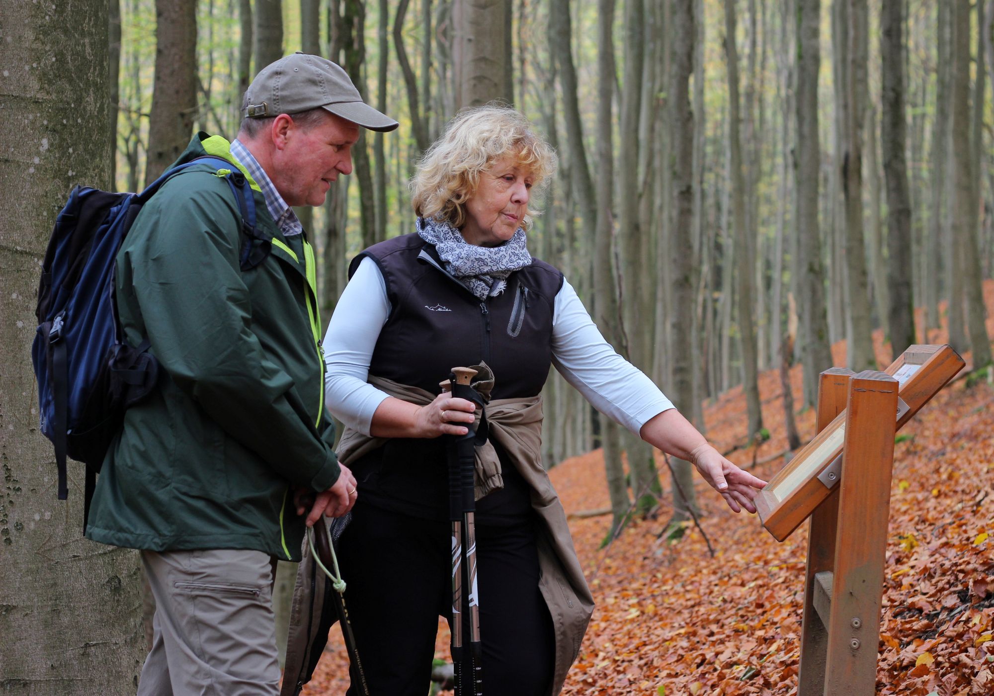 An zehn Stationen gibt es kurze biblischen und literarische Texte. (c) Martin Menninghaus