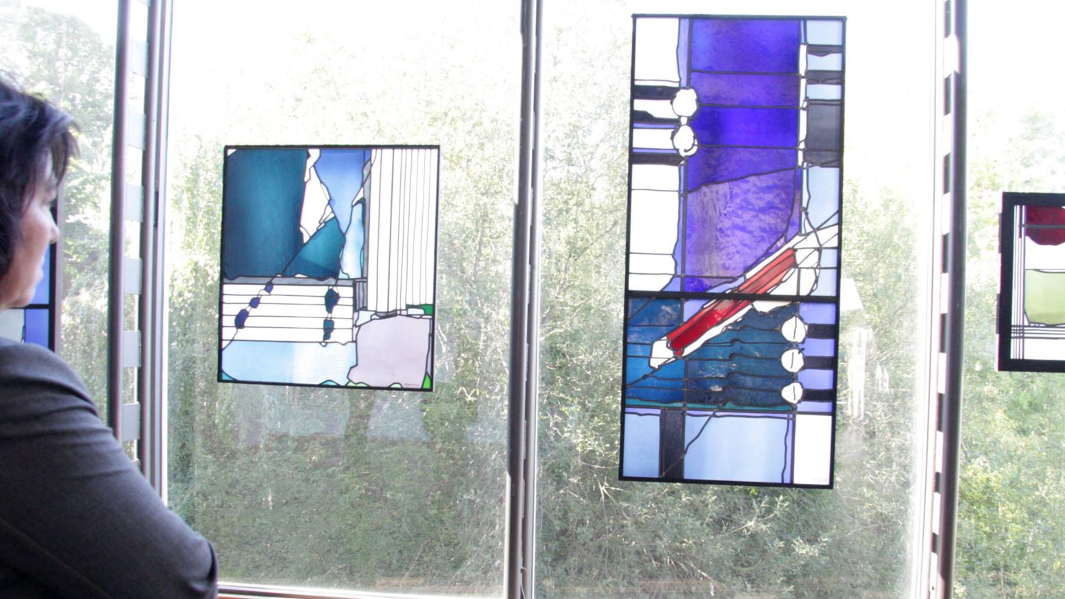 Eine große Retrospektive zeigte das  Deutsche Glasmalerei-Museum Linnich zum 85. Geburtstag des Künstlers. (c) Dorothée Schenk