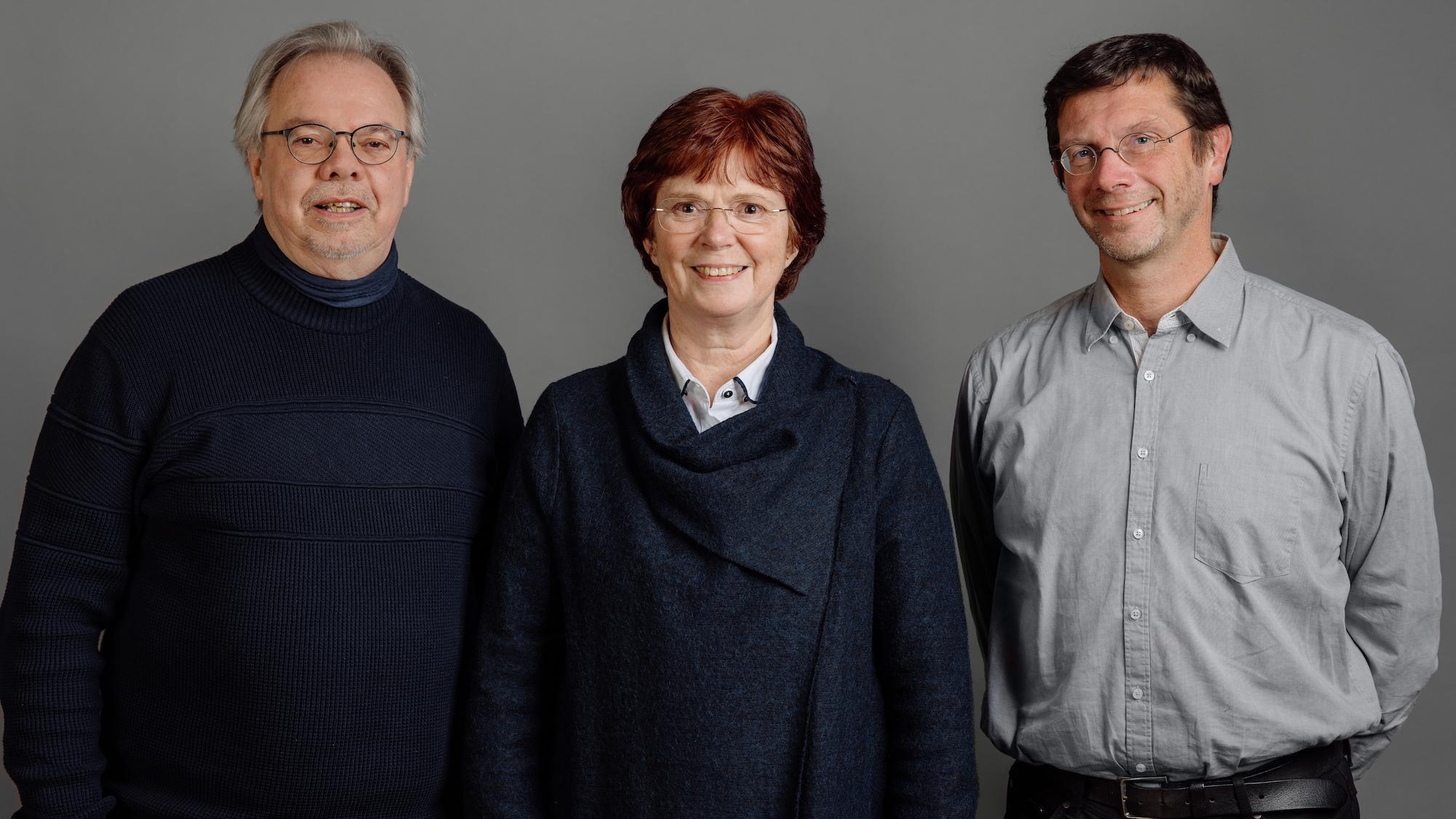 Das Regionalteam Aachen-Stadt (v. l.): Walter Nett, Katrin Hohmann und Frank Hendriks. (c) Bistum Aachen/Martin Braun