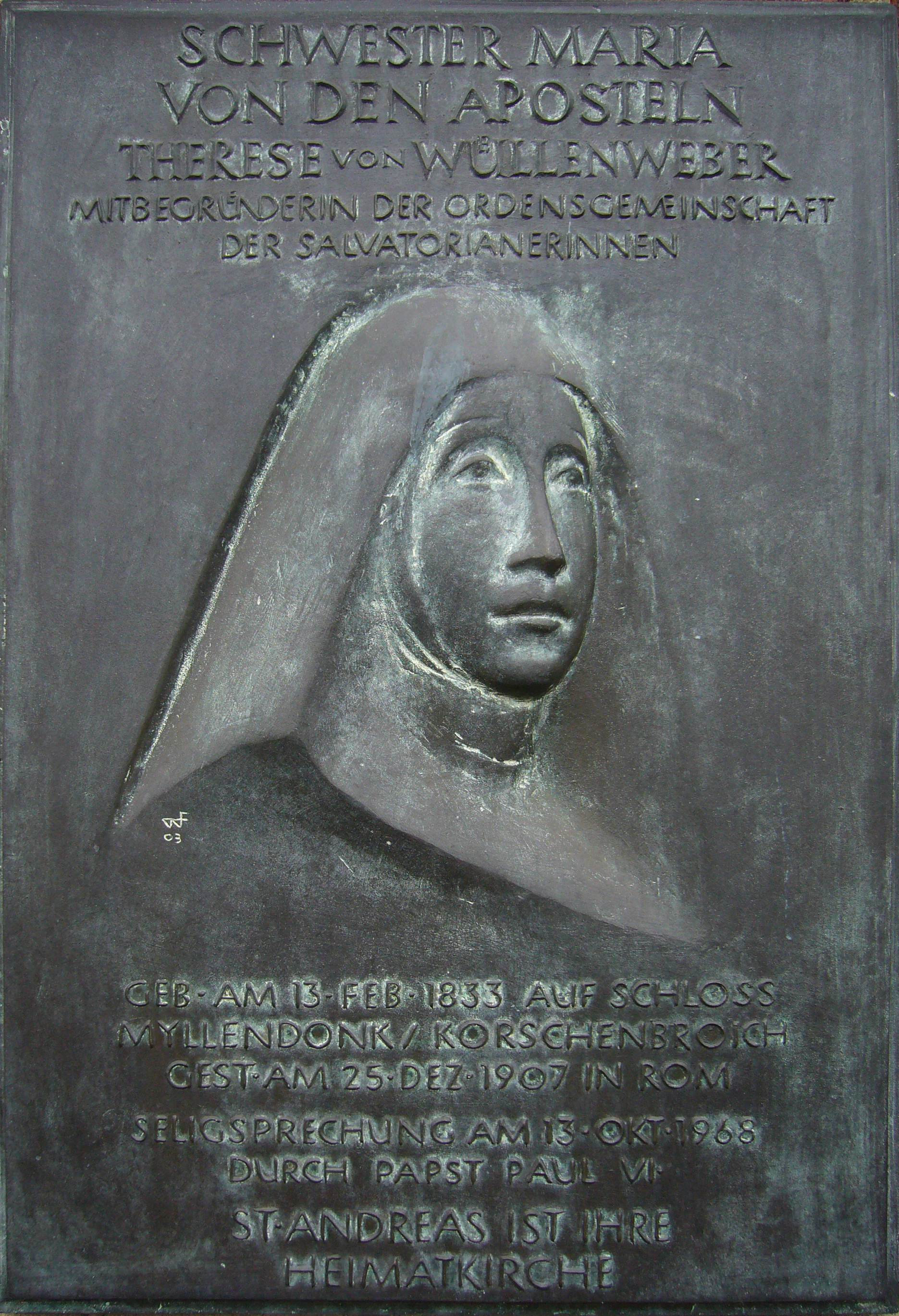 Therese von Wüllenweber war mit Pater Franziskus Jordan befreundet. (c) Garnet Manecke