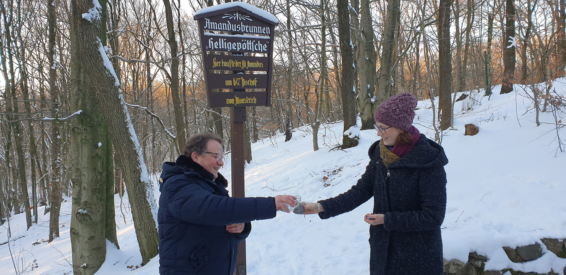 Am Armandusbrunnen sollen die ersten Christen in der Region getauft worden sein. (c) Jens Pfeil-Schneider
