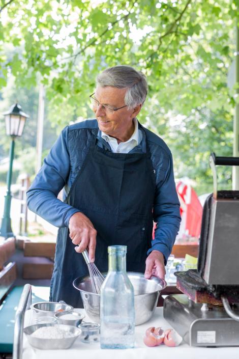 Immer das Beste geben: Wolfgang Bosbach packt auch gerne selbst mit an. (c) Maurice Kohl